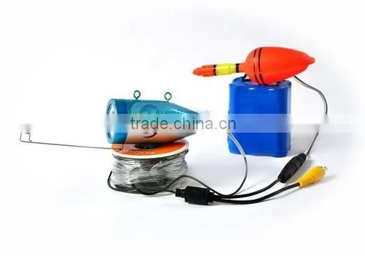 30M(100FT) 1000TVL 12 White Light 7" TFT Color LCD Underwater Fishing Camera Fish Finder Video Camera 30m Cable DVR Recorder photo-2