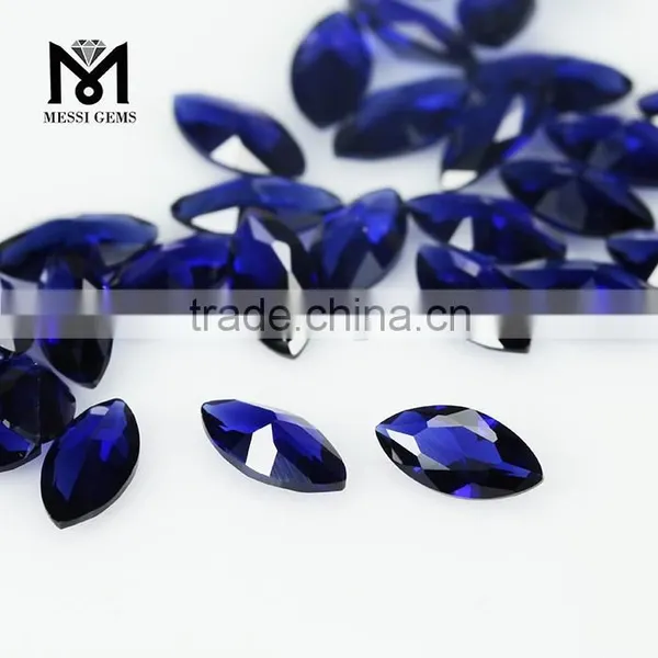 Wuzhou Direct Sale Faceted Loose Stones Marquise 3 x 6 mm 34# Corundum Gemstone photo-3