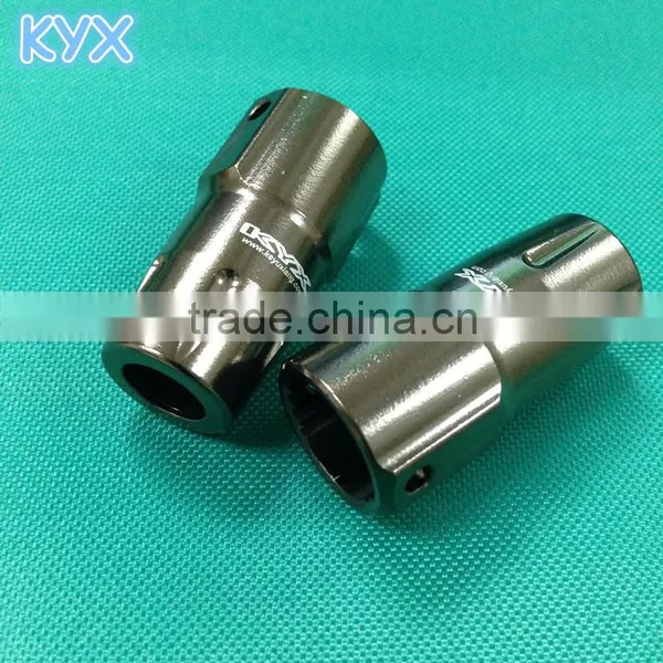 Kyx Billet Machined Alloy Rear Axle Lock-out for Axial Wraith Gun photo-3