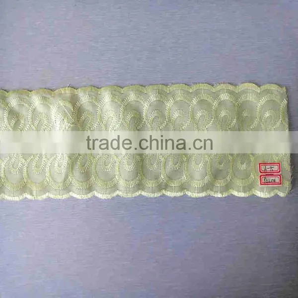 Hot Sale Cotton Chemical Lace Trimming Lace for Lady Dress