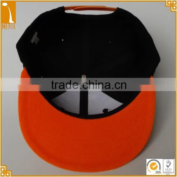 6 Panel Flat Bill 3d Embriodered Custom Baseball Snapback Caps photo-5