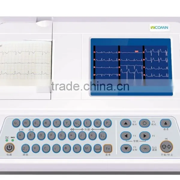 Cheap 1/3/6/12 Channels 12 Leads ECG/ Devices/10 Inch Large Touch Screen Medical ECG Machines Price photo-2