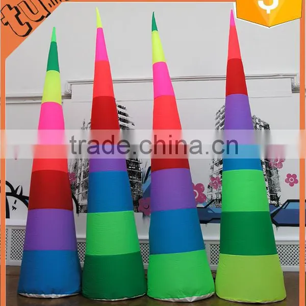 Color Changing Inflatable Led Cone/inflatable LED Pillar/inflatable Light Tower for Inflatable Led for LED Christmas Decoartion