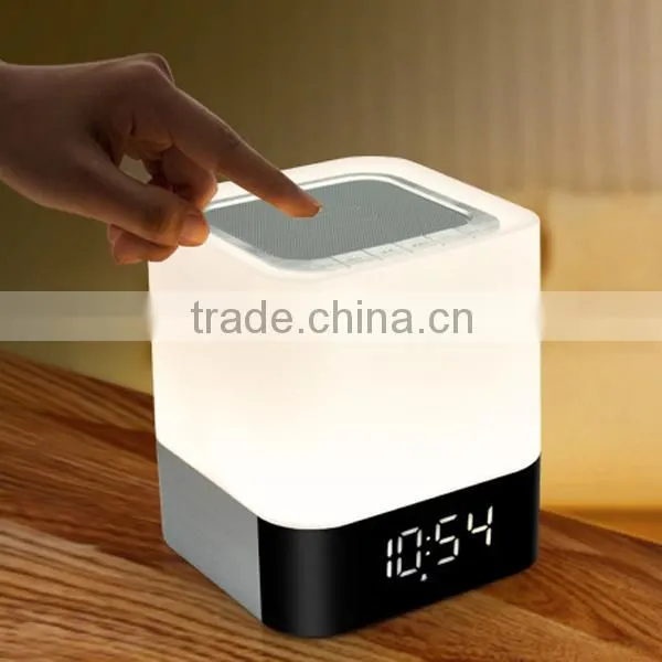Led Lamp With Bluetooth Speaker With Alarm Clock photo-3