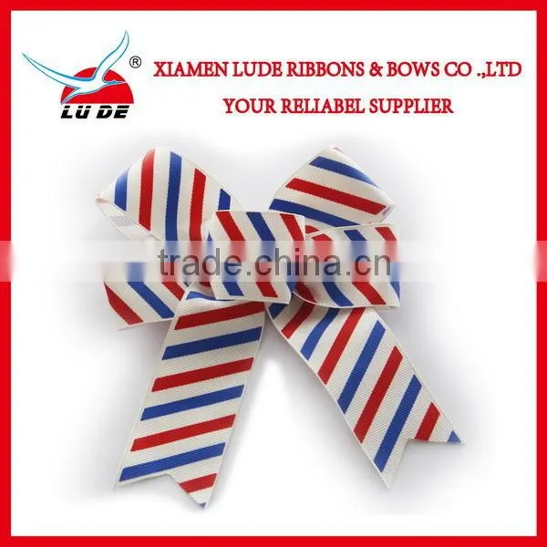 Gift Packing Use Printed Ribbon Bows With Elastic Loop photo-5