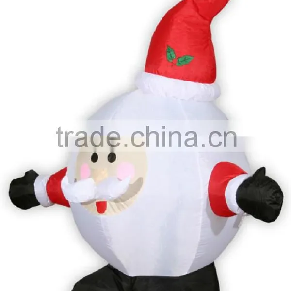 Lovely Inflatable Santa Claus Snow Ball for Christmas Decoration photo-2