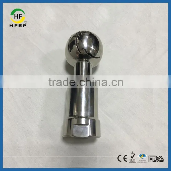 Top Quality Sanitary Stainless Steel Rotary Cleaning Water Spray Nozzle