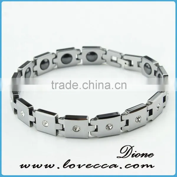 Fashion Health Jewelry Bracelet 4 in 1 Bio Energy Elements Tungsten Steel Bracelet photo-2