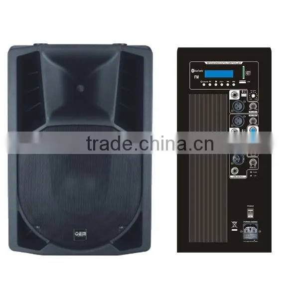 15" Active Speaker Cabinet With Mp3/USB/SD/BLUETOOTH Function