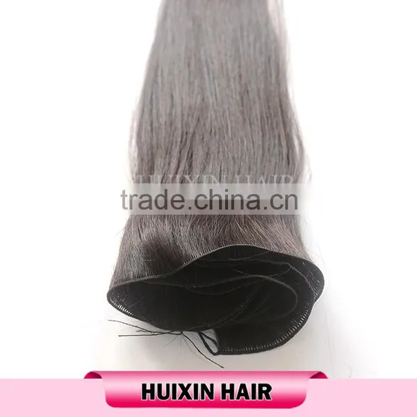 100% Mongolian Hair Human Hair Weaving, Top Quality Hand Tied Weft photo-4