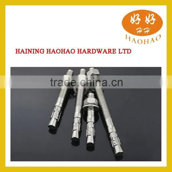 2015 Yellow Zinc Plated Wedge Anchor With Flange Nut Single Clips