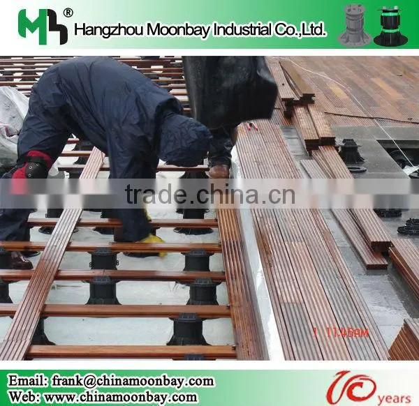 timber deck and wpc decking pedestal