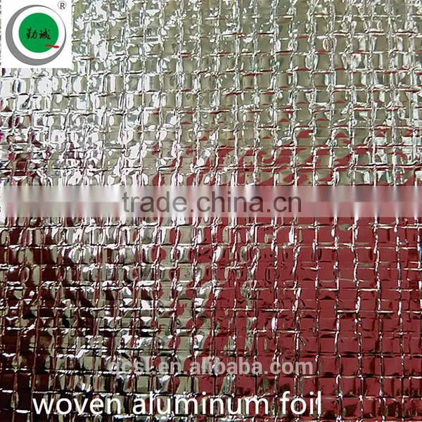 Woven Cloth Radiant Barrier Foil Insulation Fire Resistant Foil Material Woven Fabric Epe Foam Roll photo-3