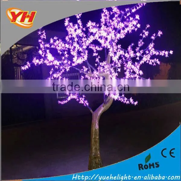 Nwe 2014 Artificial Cherry Blossom Led Tree for Garden Artificial Plant Led Cheap Tree Light Fake Blossom