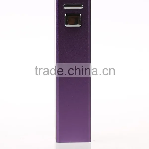 Popular Colourful Fashion Fast Charging Portable Power Bank 2600mah photo-3