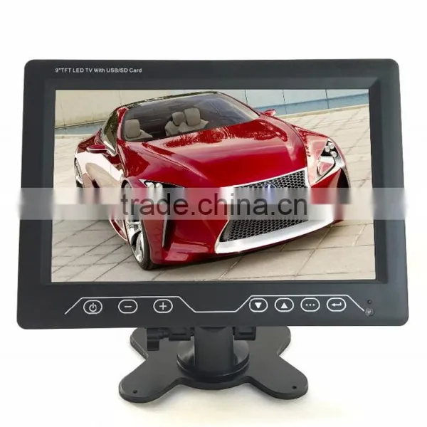 9 Inch Cheap China Touch Key 1080p Car Monitor With Usb,sd photo-3