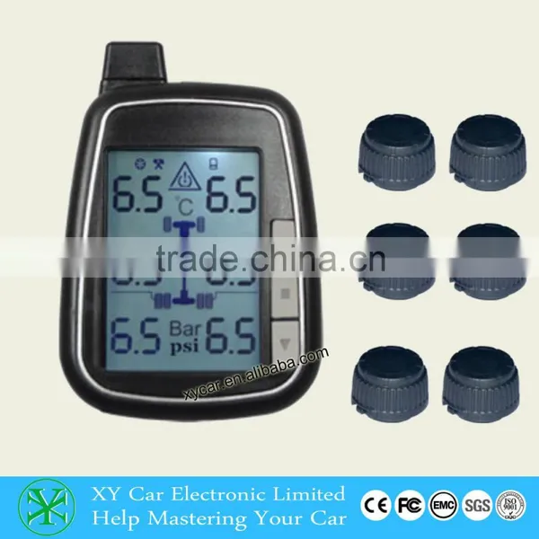 Digital Tire Pressure Gauge Monitor System 6~22 Tires External/internal Sensor Truck/BUS TPMS XY-TPMS601E