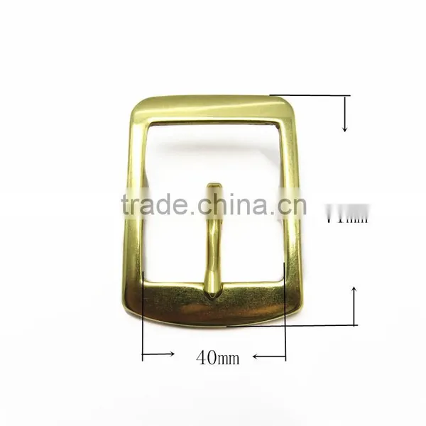 Facotry Price Polish Solid Brass Buckle For Belt photo-2