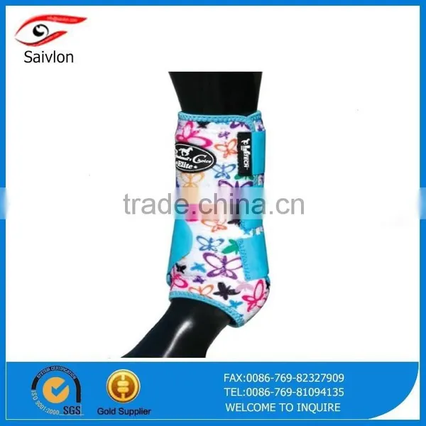 Solid Color Neoprene Horse Tendon Boots photo-5