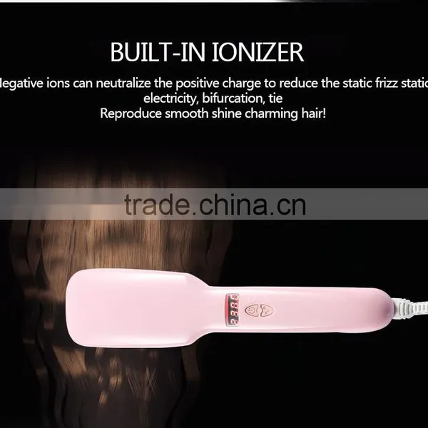 Manufacturer Wholesale Steam Hair Straightening Brush With Hair Straightening Comb