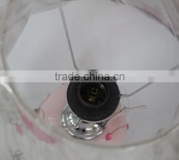 No.1 Yiwu Exporting Commission Agent Wanted Modern Rose Printed European Bedside Lamp/desk Lamp photo-5