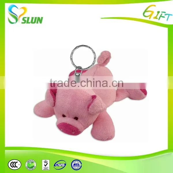 Mini Plush Soft Bear Keychain Toy With Joint&tie photo-3