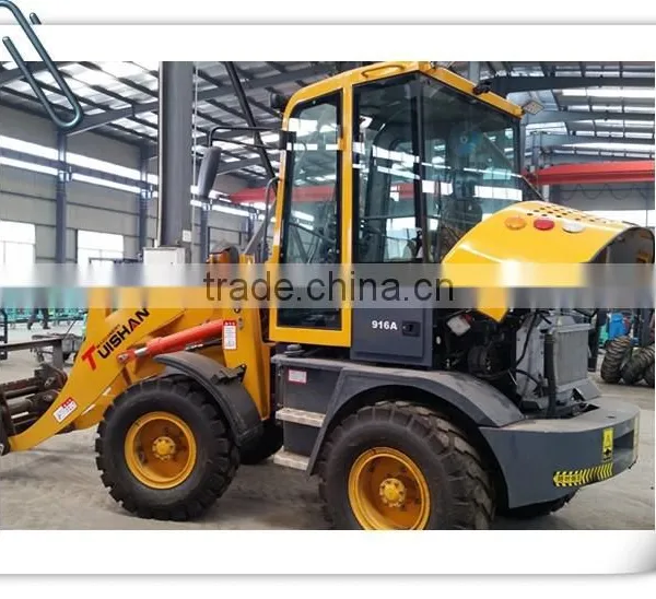 China Small Scale Complete Industrial Wheel Loader Machine,1.2T Agricultural Wheel Loader ZLY916A photo-2