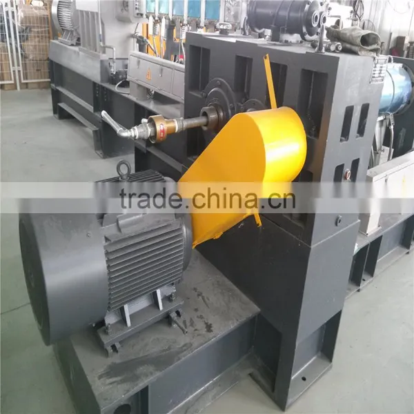 Two Stage Plastic Recycling Granules Making Extrusion Machine For PS photo-4