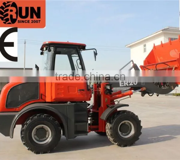 Everun Machinery ER20 Front End Compact Wheel Loader With Adjustable Steering Wheel photo-4
