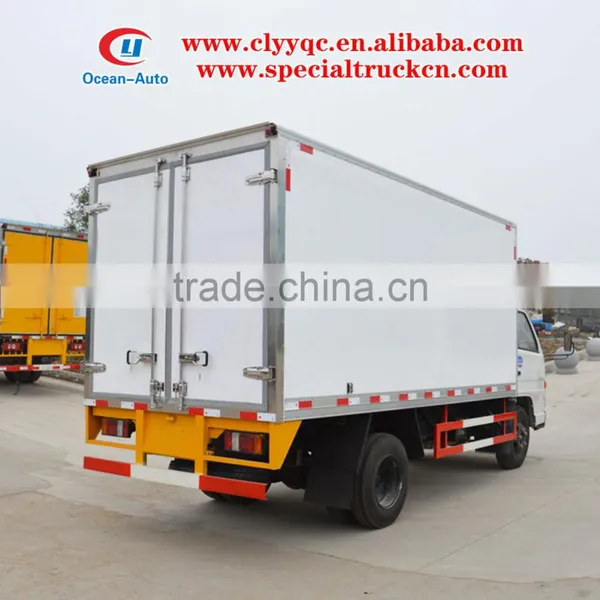 JMC 4X2 3 Ton Mini Refrigerator Food Van Truck for Sale photo-4