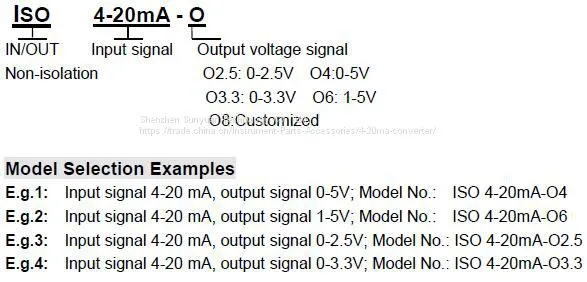 2-Wire Passive 4-20mA to Voltage Signal Converter 3KV Isolation photo-3
