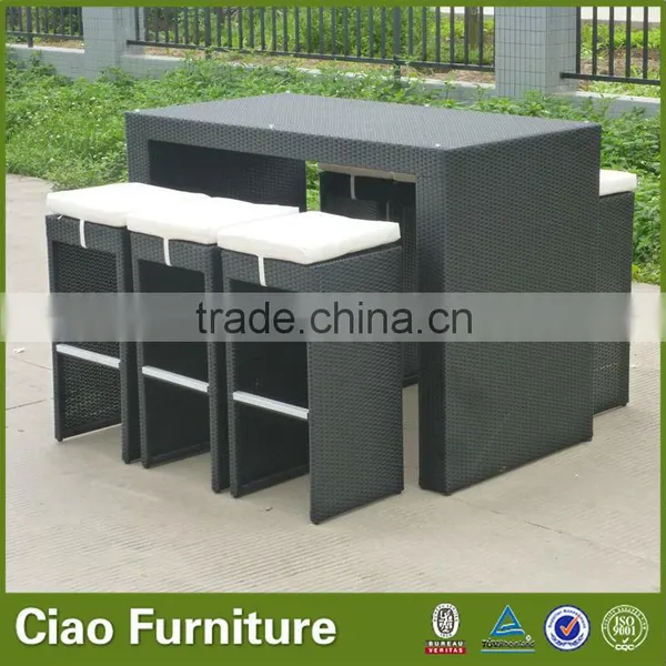 Outdoor Cheap Bistro Stools and Bar Table Set photo-2