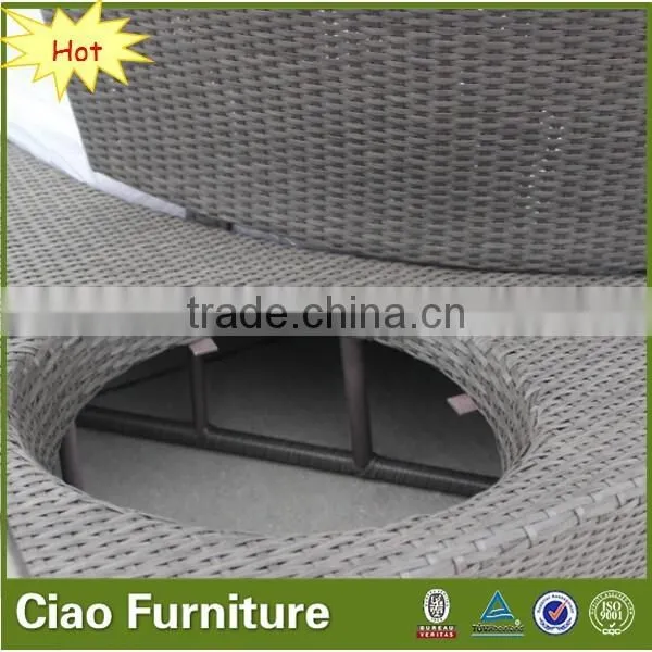 Garden Furniture Rattan Gazebo With Waterproof Fabric photo-4
