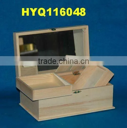 Wooden Dresser With Mirror
