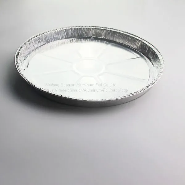 Round Disposable Aluminum Foil Baking Pizza Pan With Lids photo-2