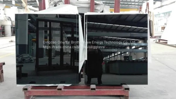 4mm Black Painted Glass RAL9005 photo-5