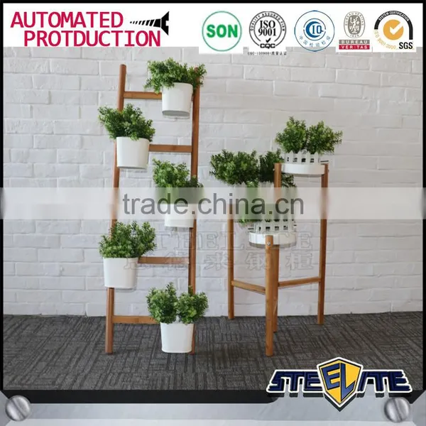 Wooden Flower Display Rack With SGS Certificate photo-5