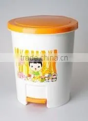 Big Size Foot Pedal Customized Logo Plastic Dust Bin photo-3