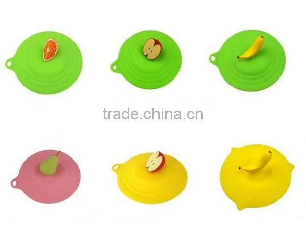 Rubber Cover for Mug Silicone Drinking Glass Lid photo-2