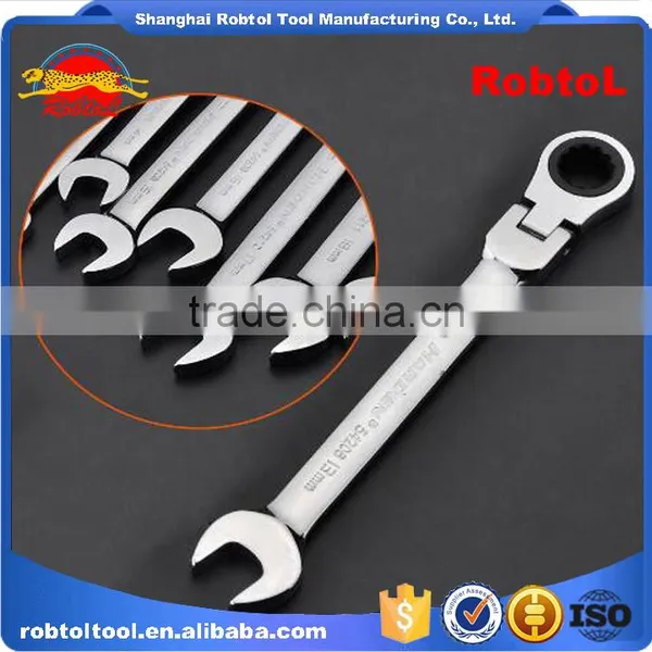10mm Ratchet Wrench Flexible Head Gear Spanner Combination Torque Chrome Vanadium Auto Repair Two Way photo-6