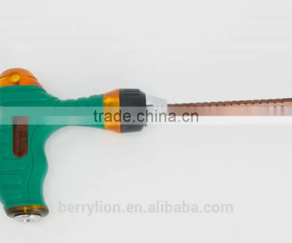 Berrylion Multifunction Ratcheting Screwdriver Flexible Ratchet Screwdriver photo-3