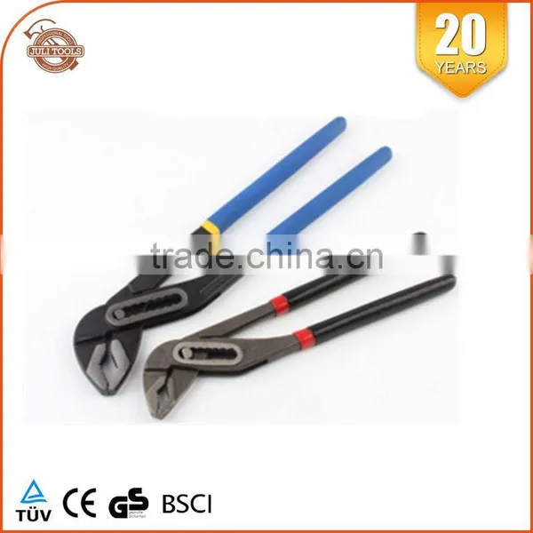 250mm Plumbers Slim Jaw Waterpump Pipe Wrench Pliers Grips Easy To Adjust photo-4