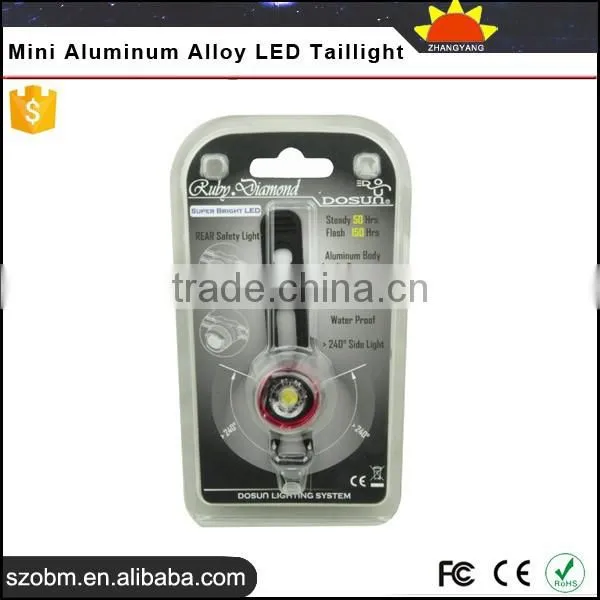 Wholesale Bicycle Accessories Dosun Mini Aluminum Alloy LED Taillight Bike Rear Light photo-5