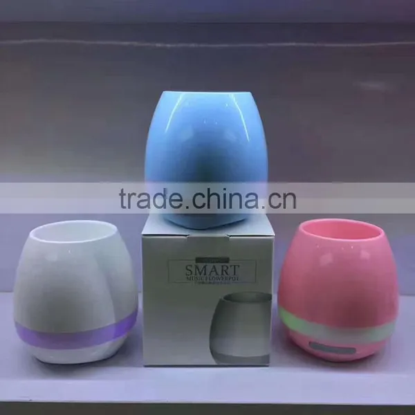 UCHOME New Plastic Flower Pot Bluetooth Speaker Smart Flower Pot Mini Speaker Music Flower Pot For Office And Home photo-5