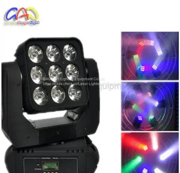 9*12W Moving Head Light Best Price RGBW 4in1 LED Moving Head Light photo-3