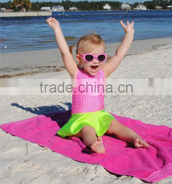 Fancy Girl Beachwear 2 Piece Suit Knit Cotton Swimsuit Summer Wear photo-3