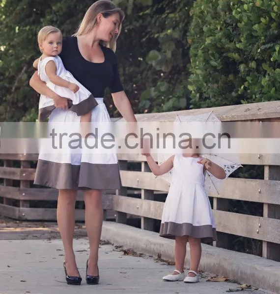 High Quality Mother And Daughter Matching Dresses Mommy Daughter Dress Mother And Daughter Matching Outfits photo-5