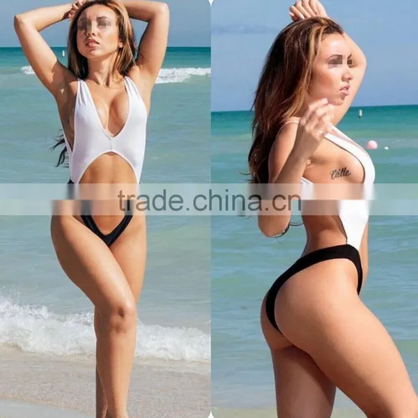 M736 D.Y Fashion 2016 Ladies Women One Piece Bikini Swimwear Beachwear photo-2