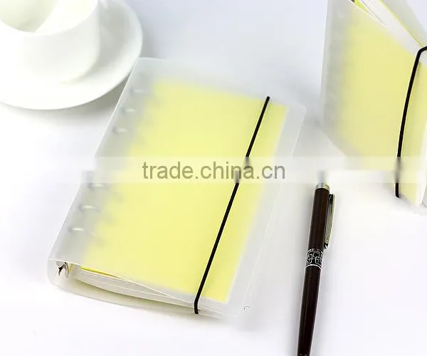 A5/A6/A7 PP Matte Translucent Cover Agenda Planner Custom Loose Leaf Journal Diary photo-5