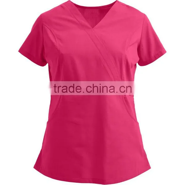 Women's Multi Pockets Designer Nurse Medical Hospital Uniform photo-2